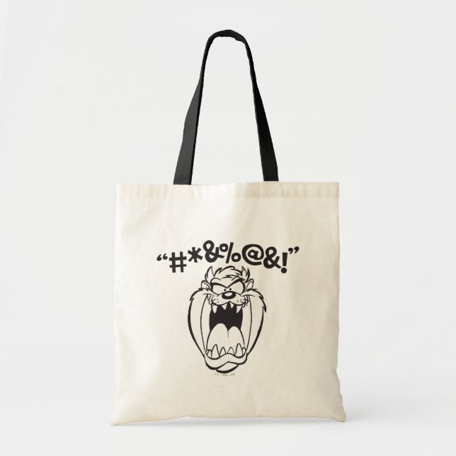 TAZ™ Yelling Expletives Tote Bag (Front)