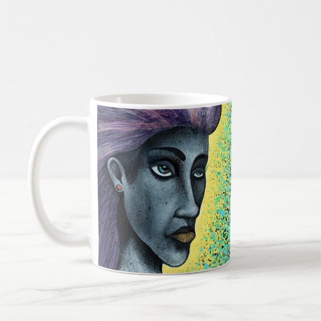 Taza Amatista Coffee Mug (Left)