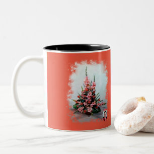 Taza Bicolor Bodegón de flores Two-Tone Coffee Mug