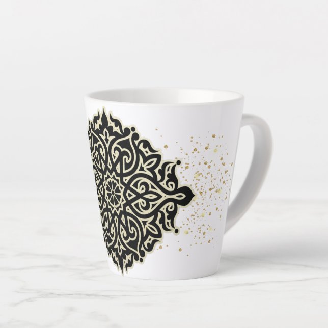 Taza de café latte con decoración mug (Right Angle)