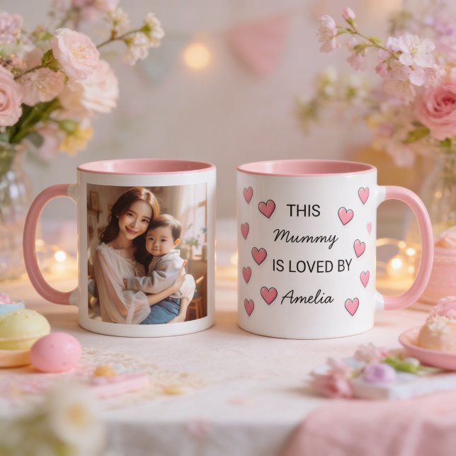 Taza de café Mother's Day personalizable. Mug (Creator Uploaded)