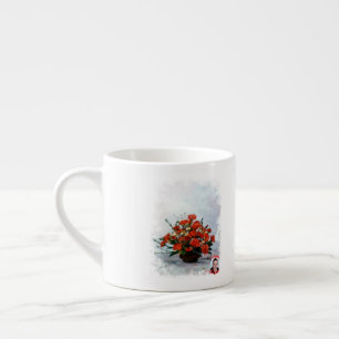 Taza de Espresso Bodegón de flores Cup