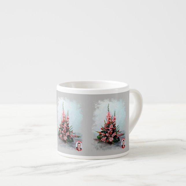 Taza De Espresso Bodegón de flores Cup (Front Right)