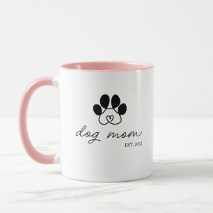 Taza dog mom customizable mug