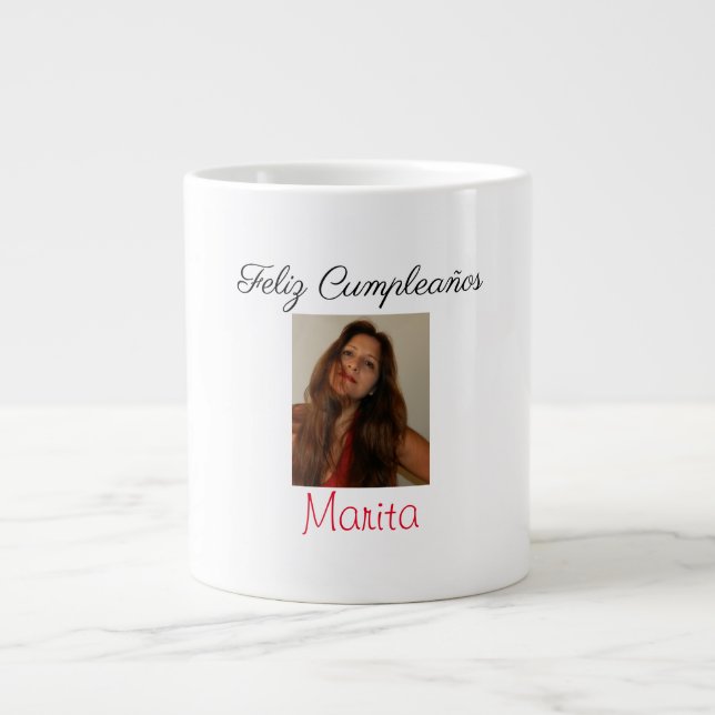 Taza, Gigante personalizada  Large Coffee Mug (Front)