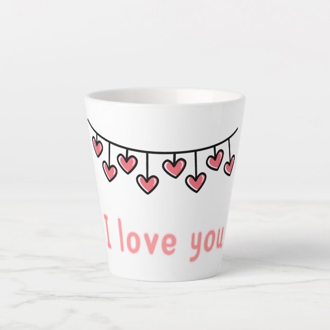 Taza Latte Suspiros Collection With A Lot Of Love  Mug (Front)