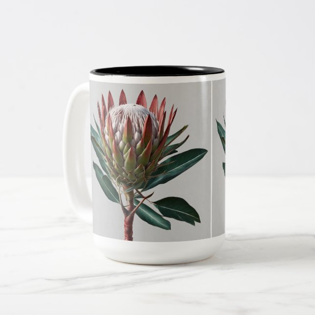 Taza Protea Two-Tone Coffee Mug (Front Left)