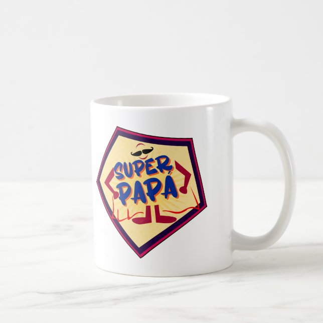 Taza Super Papa Coffee Mug (Right)