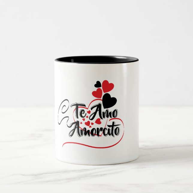 Taza te amo Two-Tone coffee mug (Center)