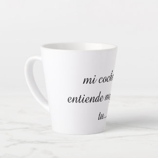 taza vilianes de humor latte mug