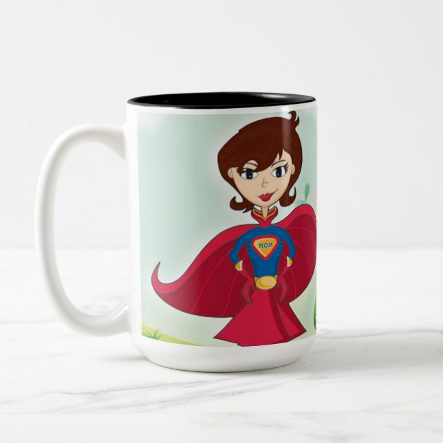 Tazas Mother's Day Two-Tone Coffee Mug (Left)
