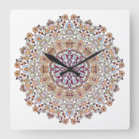 Tazhib decorado del arte persa, mandala persa