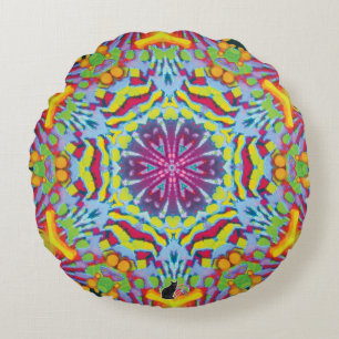 Tazmania Kaleidoscope  Round Cushion