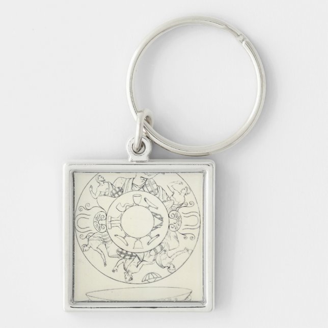 Tazza found at Tarquinia Key Ring (Front)