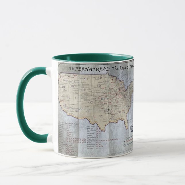 Tazza Supernatural The Road So Far Mug (Left)