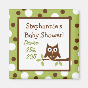 {TBA} 2"x2" Woodland Friends Party Favour Magnet