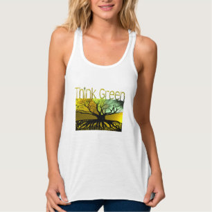 TBA AWARD WINNER! Think Green Roots Singlet