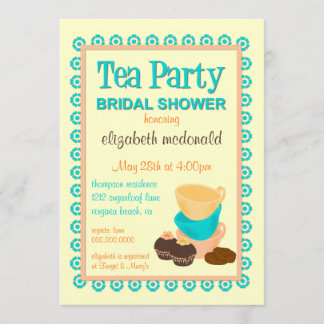 TBA - Bridal Shower Tea Party Invitation