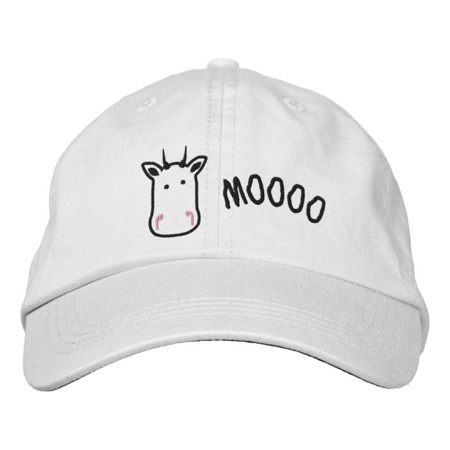 TBA Embroidered Cow Hat (Front)