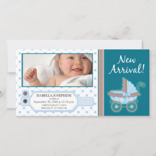 {TBA} Hospital ID Tag Baby Birth Announcement
