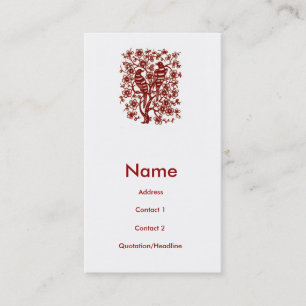 TBA Red Birds Business Card