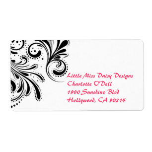{tba} Sophisticated Flourish Labels