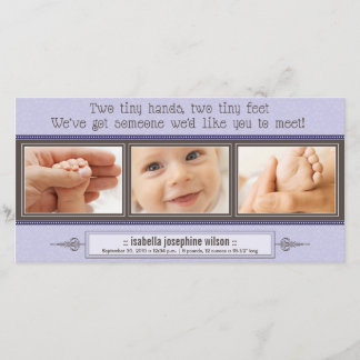 {TBA} Tiny Hands, Tiny Feet Birth Announcement