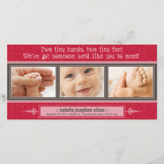 {TBA} Tiny Hands, Tiny Feet Birth Announcement