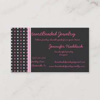 TBA WINNER Jewellery Artist Business Card