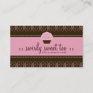 TBA WINNER SWIRLY SWEET TOO BUSINESS CARD