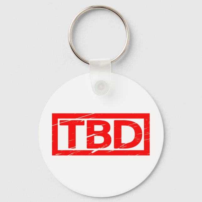 TBD Stamp Key Ring (Front)