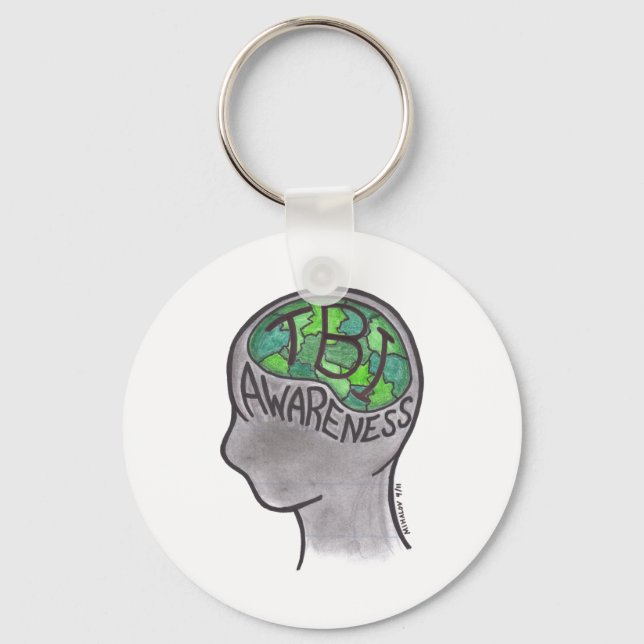 TBI Awareness Key Ring (Front)