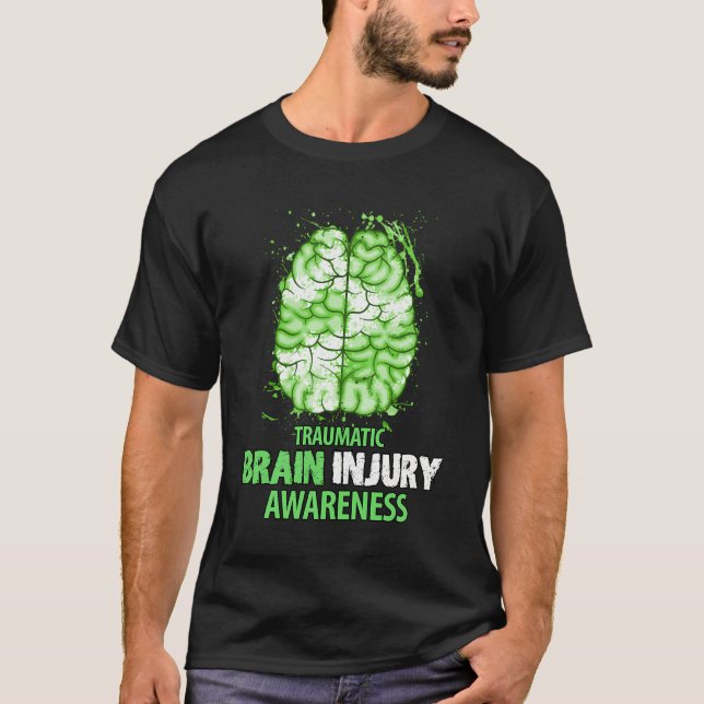 Tbi Traumatic Brain Injury T-Shirt (Front)