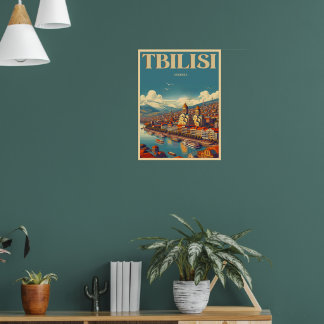 Tbilisi Capital of Georgia, Retro souvenir gifts Poster