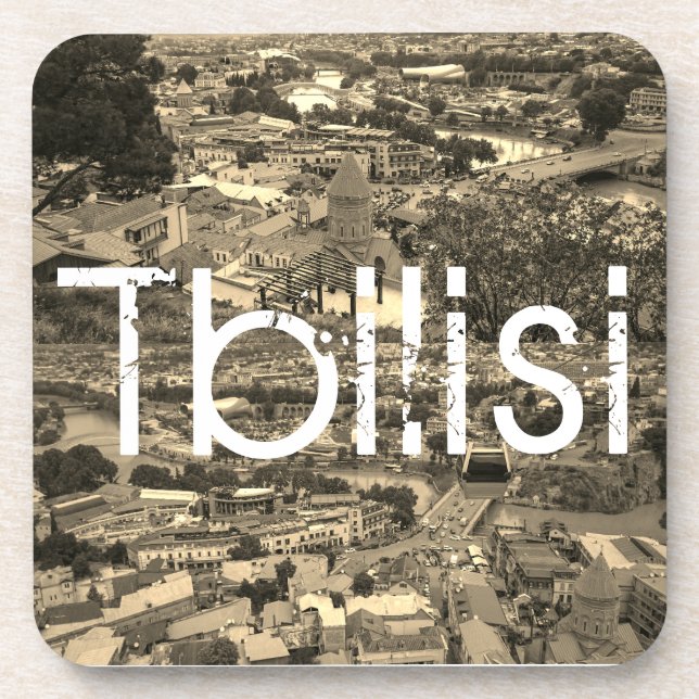 Tbilisi Georgia City Architecture Cityscape Coaster (Front)