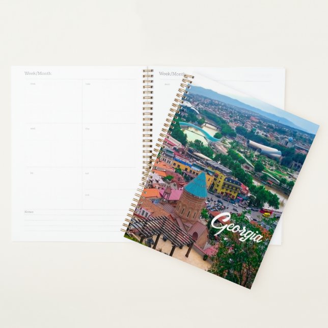 Tbilisi Georgia Cityscape Street Architecture Planner (Display)