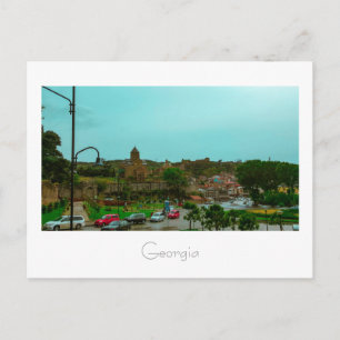 Tbilisi Georgia Cityscape Street Architecture Postcard
