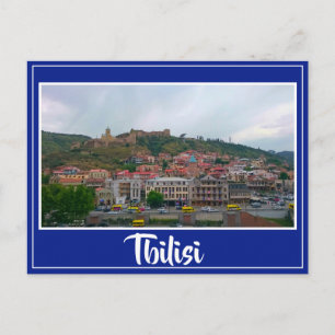 Tbilisi Georgia Cityscape Street Architecture Postcard