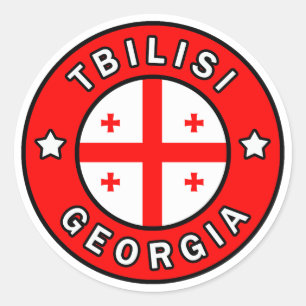 Tbilisi Georgia Classic Round Sticker