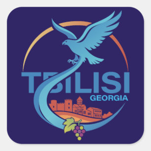 Tbilisi Georgia Eastern Europe Square Sticker