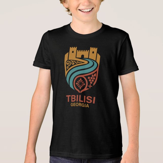 Tbilisi Georgia Tri-Blend Shirt (Front)