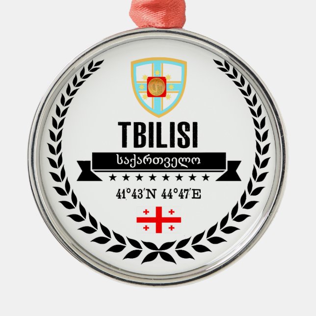 Tbilisi Metal Tree Decoration (Front)