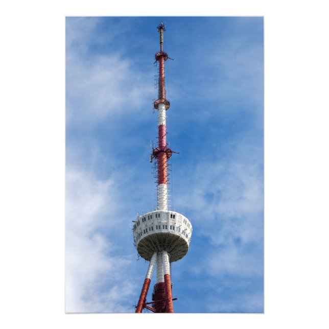Tbilisi TV tower Photo Print (Front)
