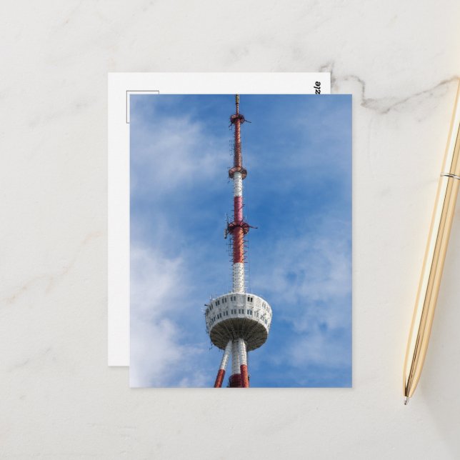 Tbilisi TV tower Postcard (Front/Back In Situ)