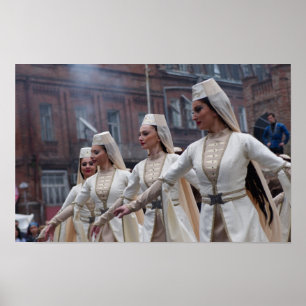 Tbilisoba festival dancing poster
