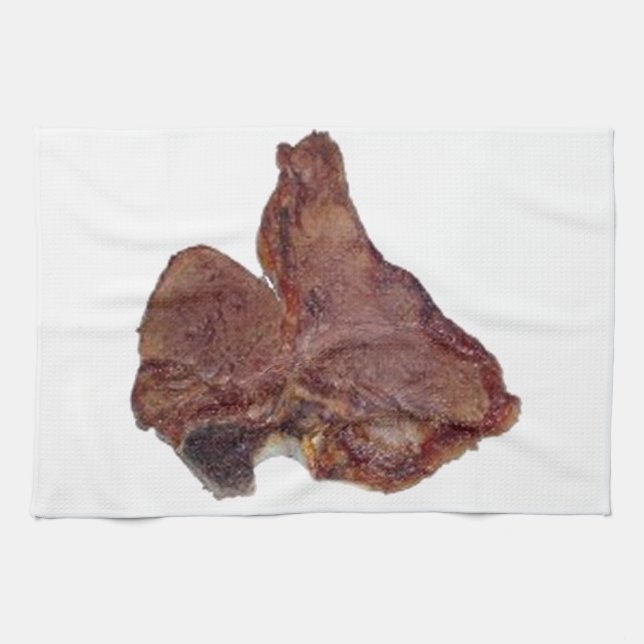 TBone Steak Tea Towel (Horizontal)
