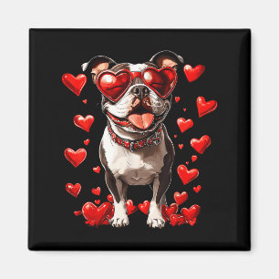 Tbull Heart Gles Cute Ttie Valentines Day Dog Love Magnet