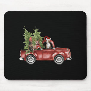 Tbull On Car Christmas Ornament Funny Xmas  Mouse Pad