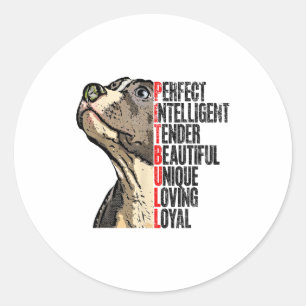 Tbull Perfect Intelligent Tender Beautiful Unique Classic Round Sticker