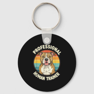 Tbull T Bull Professional Human Trainer Funny Retr Key Ring